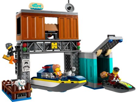 60417 | LEGO® City Police Speedboat And Crooks  Hideout Online Hot Sale