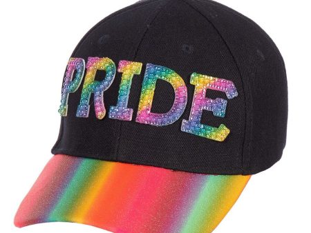 Pailletten Basecap regenbogenfarben Pride Cheap