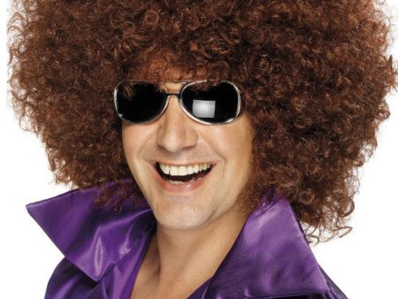 Disco Daddy Afro Perücke braun For Discount