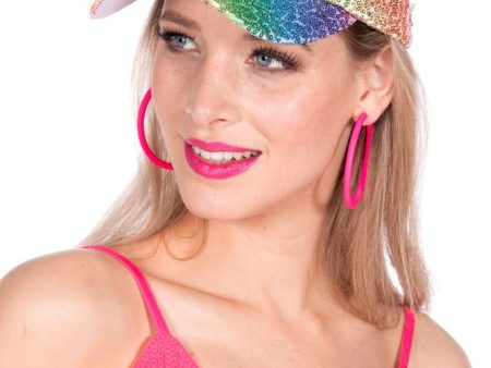 Pailletten Basecap regenbogenfarben on Sale