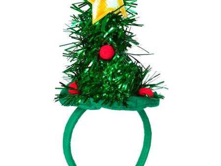 Weihnachtsbaum Haarreif mit Stern Online now