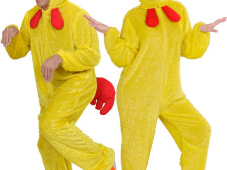 Gelbes Huhn Plüschkostüm unisex Online