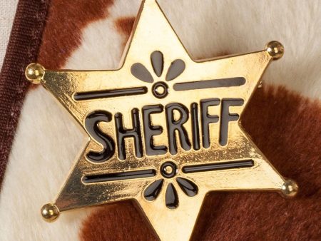 Goldenes Sheriff Stern Abzeichen Cheap