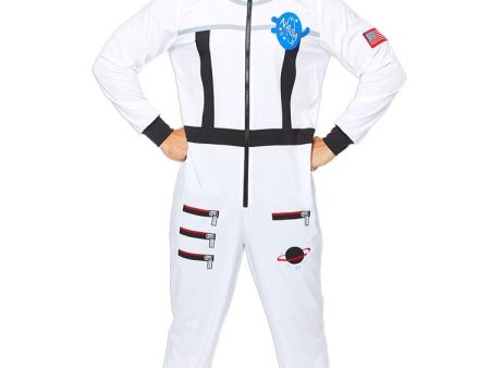 Weltraum Astronaut Herrenkostüm weiß on Sale