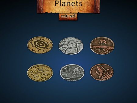 Legendary Metal Coins: Season 6 - Planets Coin Set (24 pcs) Discount