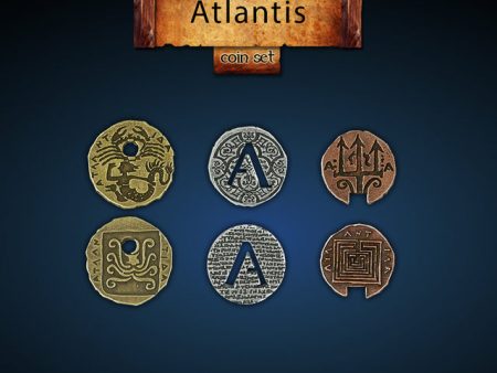 Legendary Metal Coins: Season 6 - Atlantis Coin Set (24 pcs) Sale