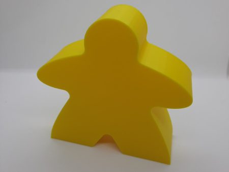 Hero Creations: Meeple - First Player Token (Jaune Yellow) Hot on Sale