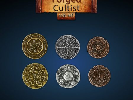 Legendary Metal Coins: Season 6 - Forged Cultist Coin Set (24 pcs) Online now