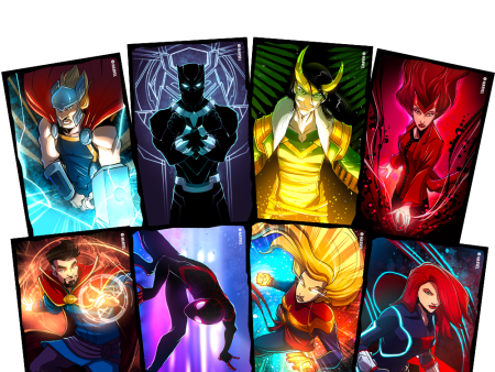 Card Sleeves -  Marvel Dice Throne (8 Heroes) Supply