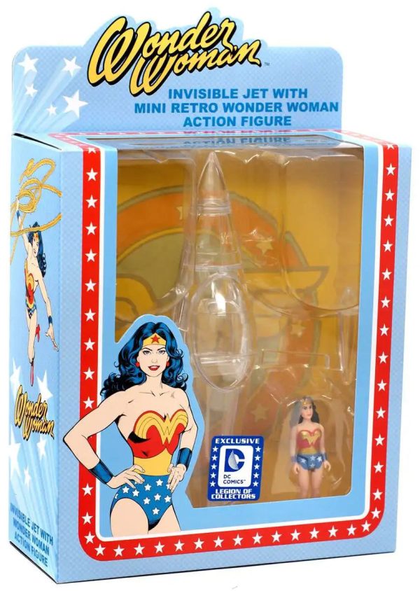 WONDER WOMAN WITH INVISIBLE JET - FUNKO-EXCLUSIVE For Discount