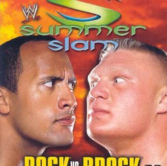 WWE SUMMERSLAM 2002 - ROCK VS. BROCK For Sale