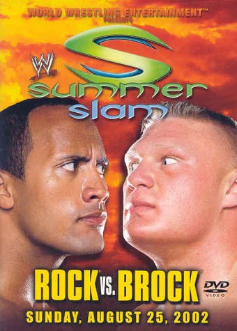 WWE SUMMERSLAM 2002 - ROCK VS. BROCK For Sale