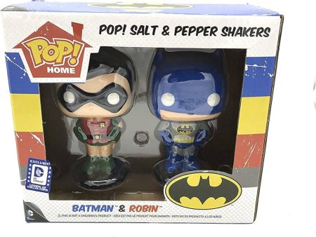 BATMAN & ROBIN: POP! SALT & PEPPER SHAKE - POP! HOME-EXCLUSIVE Hot on Sale