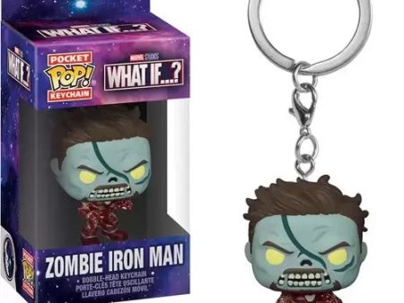 WHAT IF...?: ZOMBIE IRON MAN - POP! KEYCHAIN on Sale