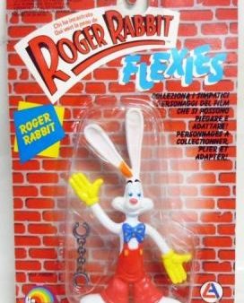 WHO FRAMED ROGER RABBIT: ROGER RABBIT - LJN TOYS-FLEXIES-1988 Sale