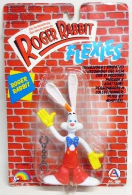 WHO FRAMED ROGER RABBIT: ROGER RABBIT - LJN TOYS-FLEXIES-1988 Sale