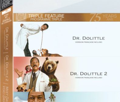 DR. DOLITTLE TRIPLE FEATURE (DR. DOLITTLE 1 2 3) (BILINGUAL WIDESCREEN) Hot on Sale