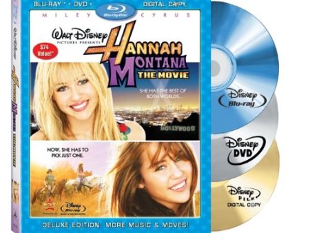 THE HANNAH MONTANA MOVIE [BLU-RAY + DVD + DIGITAL COPY] Online Hot Sale