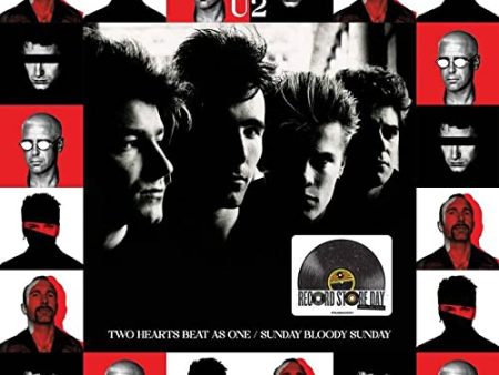 U2 - TWO HEARTS BEAT AS ONE   SUNDAY BLOODY SUNDAY - WAR & SURRENDER MIXES [WHITE VINYL] RSD 2023 Supply