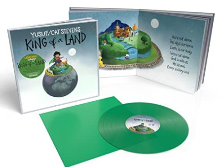 YUSUF   CAT STEVENS - KING OF A LAND (LIMITED EDITION GREEN VINYL + 36-PAGE BOOKLET) For Sale